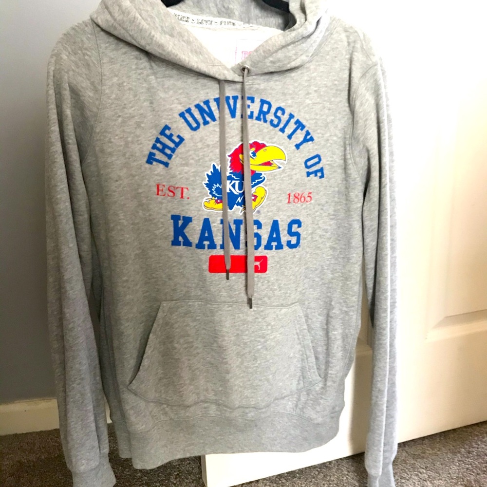 Victoria Secret PINK University of Kansas hoodie